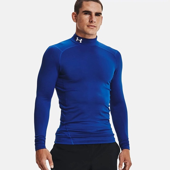 Under Armour Coldgear Long Sleeve Compression Top, Medium - Picture 3 of 16